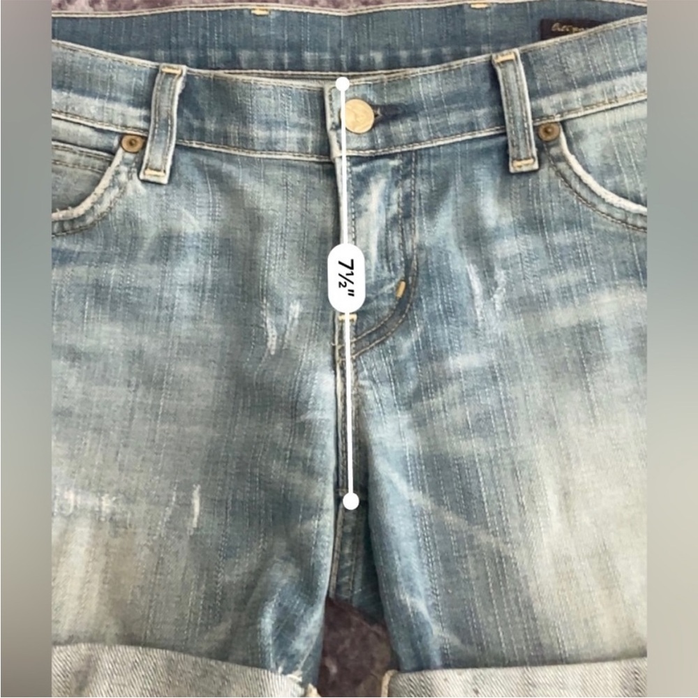 Citizens of Humanity Rare Vintage Cut Off/Roll Cuff Shorts - Picture 9 of 11